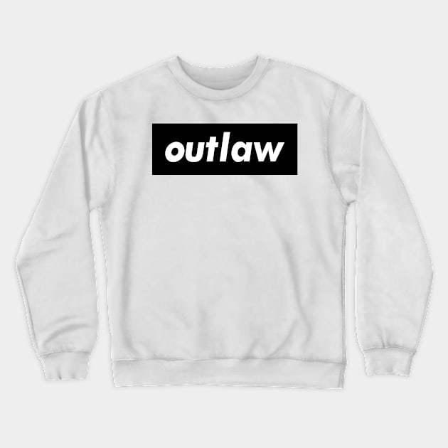 Outlaw Crewneck Sweatshirt by ProjectX23 Orange